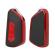 Husa cheie auto vw golf 8 smartkey tpu aspect piele rosie