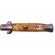 Briceag de vanatoare ideallstore®, italian wave, otel inoxidabil, 22.5 cm, maro, husa inclusa