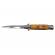 Briceag de vanatoare ideallstore®, italian wave, otel inoxidabil, 22.5 cm, maro, husa inclusa