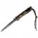 Briceag de vanatoare ideallstore®, only comando, otel inoxidabil, 21 cm, verde