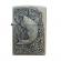 Bricheta tip zippo, 3d relief, metalica, peste si lichid zippo 125 ml p2