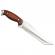 Cutit de vanatoare ideallstore®, elfish blade, 30 cm, otel inoxidabil, maro, teaca inclusa