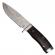 Cutit de vanatoare ideallstore®, hunter swish, otel inoxidabil, 22.5 cm, maro, amnar, teaca inclusa