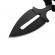 Cutit tactic ideallstore®, spear comando, 13 cm, negru, teaca inclusa