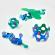 Set clixo de construit cu magnet, itsy pack blue-green 18