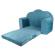 Canapea extensibila pentru copii catifea klups albastru marin v111
