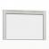 Oglinda perete rama pal frasin alb infinity 120x80 cm