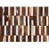 Covor de lux din piele maro alb patchwork 201x300 cm