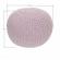 Taburet impletit bumbac roz pudra gobi 50x50x40 cm