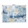 Covor textil albastru gri galben marion 80x200 cm