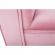 Banca cu tapiterie catifea roz si picioare lemn negru burda  100x30x56 cm