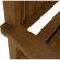 Banca de gradina din lemn maro amula 150x58x88 cm