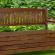 Banca de gradina din lemn maro amula 150x58x88 cm