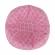 Fotoliu tip sac textil roz alb gomby 60x60x50 cm
