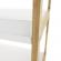 Raft 3 polite din mdf alb si bambus natur koen 63x36x78 cm