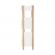 Raft 3 polite mdf alb si bambus natur baltika 60x25x91 cm