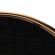 Set de 2 masute cafea picioare crom roz auriu blat sticla neagra morino 50x50x50 cm