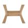 Scaun birou ergonomic tapiterie gri lemn natur renar 50x72x53 cm