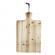 Raft suspendabil lemn maro 33x9x55 cm