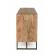 Comoda 2 usi 3 sertare lemn maro elmer 175x45x77 cm