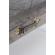 Banca tapiterie velur gri polina 80x34x42 cm