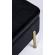 Banca tapiterie velur negru irina 110x42x42 cm