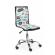 Scaun birou ergonomic cu picior din crom argintiu hello 42.5x40x87 cm