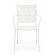 Set 4 scaune albe kelsie 54x55x89 cm