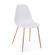 Set 4 scaune albe mandy 53x46x82 cm