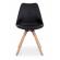 Set 4 scaune negre trend 54x49x83.5 cm