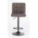 Set 2 scaune bar gri inchis greyson 42x51x113 cm