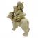 Figurine fetite cu urs polar polirasina 13x7x15 cm