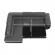 Coltar extensibil tapiterie gri neagra gelan 275x202x70/90 cm