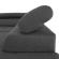 Coltar extensibil tapiterie negru gri gelan 275x202x70/90 cm