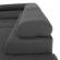 Coltar extensibil tapiterie negru gri gelan 275x202x70/90 cm