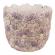 Set 2 ghivece flori ceramica violet 19x16 cm