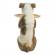 Figurina polirasina maro bej catelus 37x29x48 cm