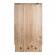 Raft perete lemn maro fier negru 28x10x50 cm