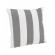 Set 4 perne textil impermeabil alb gri 43x43x3 cm