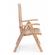 Fotoliu recliner gradina lemn maro maryland 61.5x64x109 cm