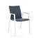 Set 4 scaune alb albastru denim odeon 55.5x60x83 cm