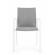 Set 4 scaune alb gri odekon 55.5x60x83 cm