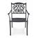 Set 4 scaune aluminiu gri antracit ivrea 65x60x92 cm