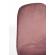 Set 4 scaune catifea roz otel negru irelia 52.5x42.5x90 cm