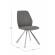 Set 4 scaune otel piele ecologica gri maxwell 44x62x88 cm