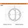 Garnitura aluminiu cilindru cap compresor 51-70mm 65x46mm ch097 mod.20 65x46mm