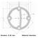 Garnitura aluminiu cilindru cap compresor 51-70mm 65x46mm ch097 mod.20 65x46mm