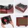 Pick-up , gramofon cu 3 viteze, boxe integrate bluetooth, gonga® visiniu