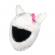Husa amuzanta casca moto funny rider, marime universala, gonga® alb