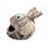 Husa amuzanta casca moto funny rider, marime universala, gonga® gri